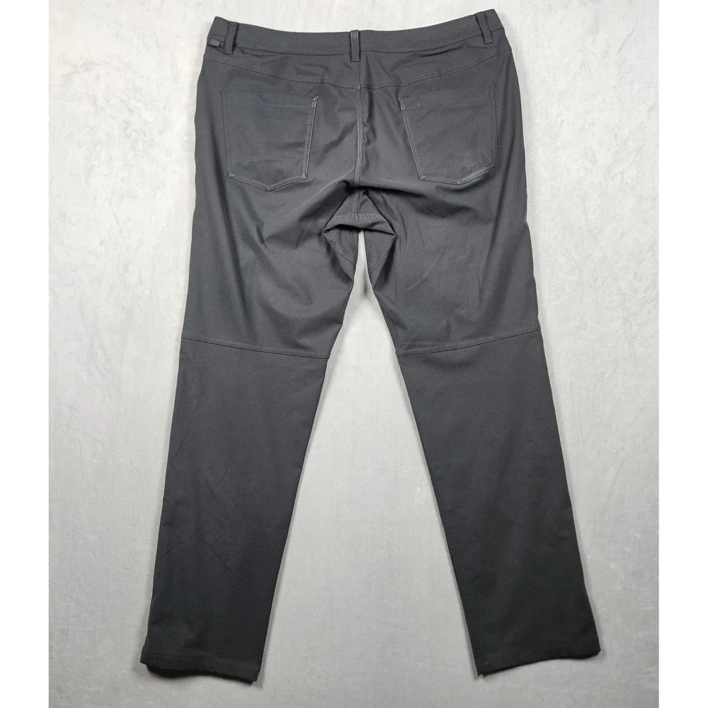 Lululemon ABC Classic Fit Pants Mens 36 (Actual 38x32) Grey Performance Trousers